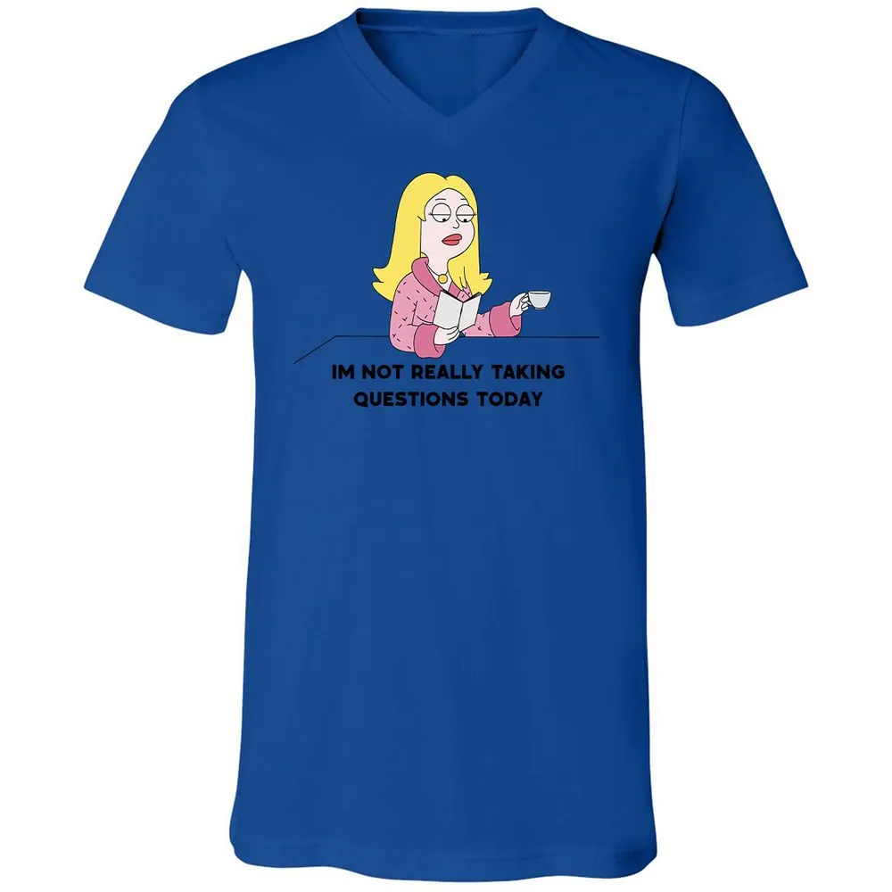 Unisex V-Neck T-Shirt - Z261ZKDU - True Royal - 4