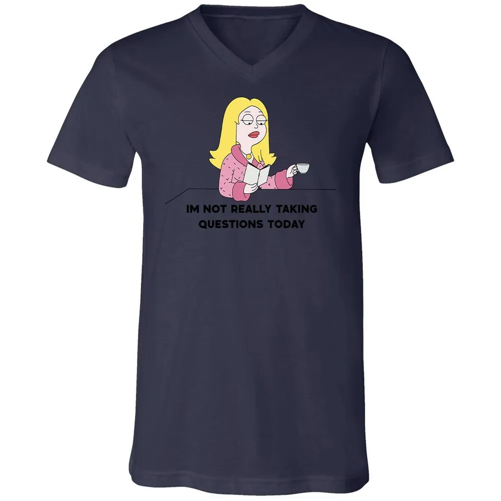 Unisex V-Neck T-Shirt - Z261ZKDU - Navy - 9