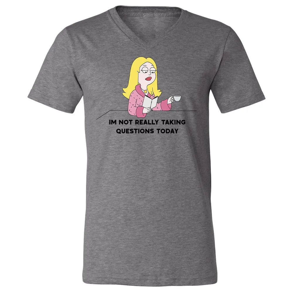 Unisex V-Neck T-Shirt - Z261ZKDU - Deep Heather - 13