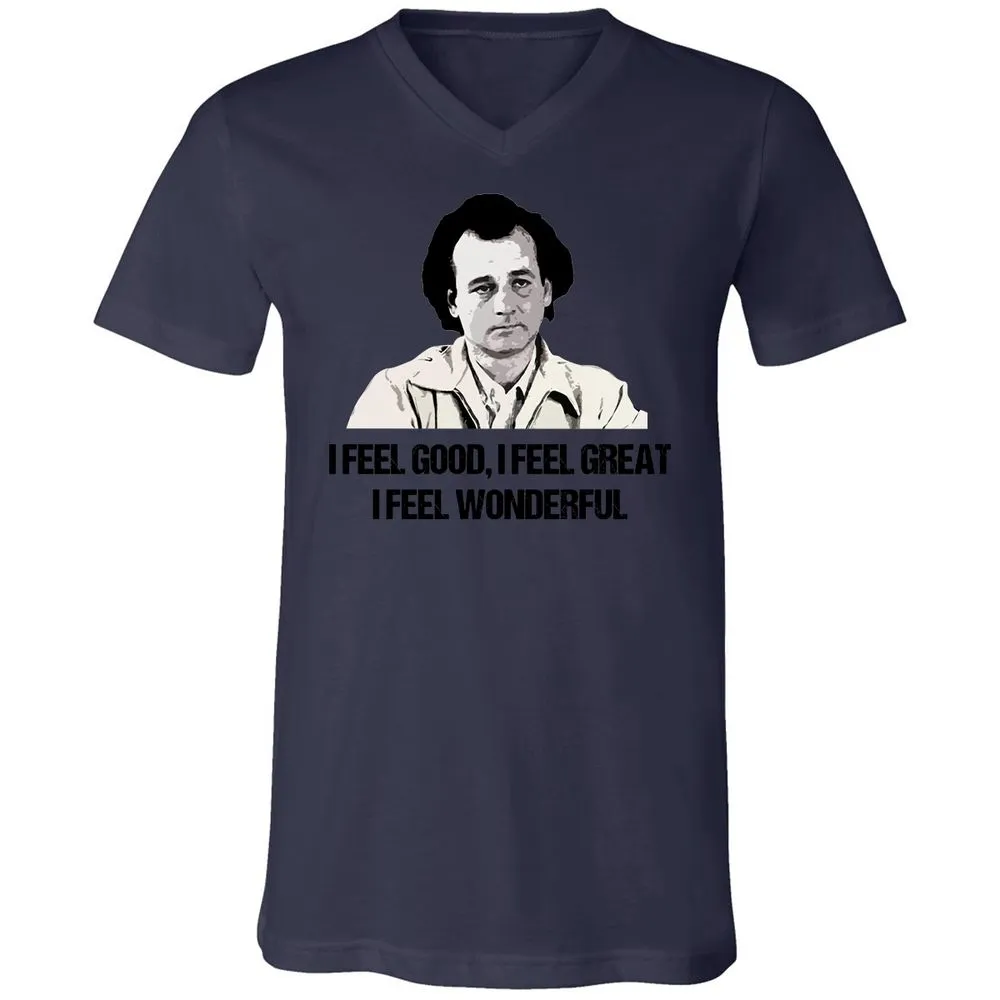Unisex V-Neck T-Shirt - 8CMUJPWY - Navy - 9