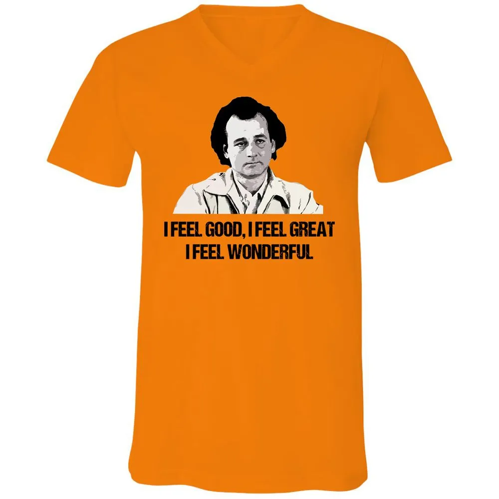 Unisex V-Neck T-Shirt - 8CMUJPWY - Orange - 11