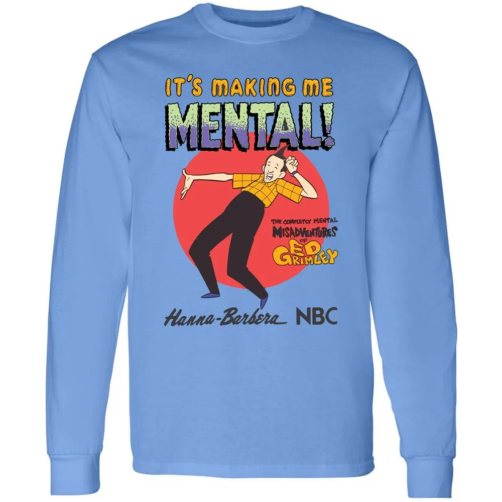 Long Sleeve T-Shirt - 54F5CD7U - Carolina Blue - 2