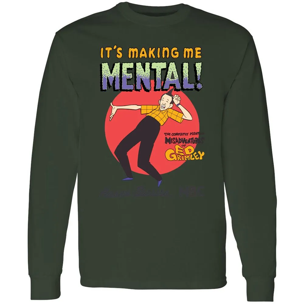 Long Sleeve T-Shirt - 54F5CD7U - Forest Green - 8