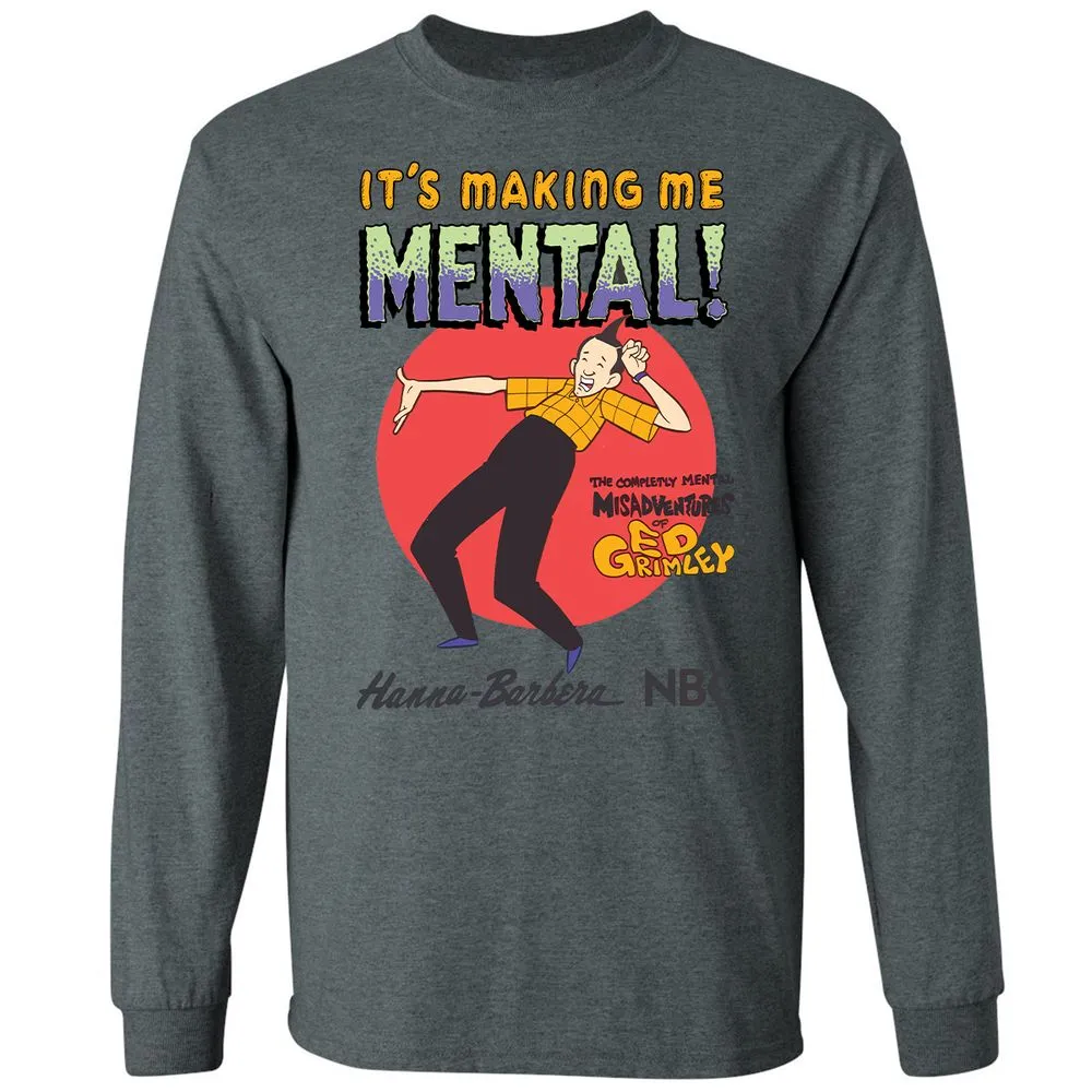 Long Sleeve T-Shirt - 54F5CD7U - Dark Heather - 15