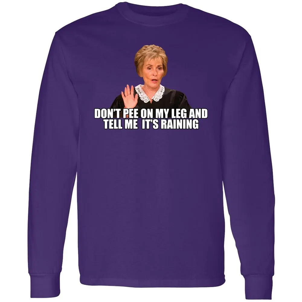 Long Sleeve T-Shirt - H1CGG4SG - Purple - 13