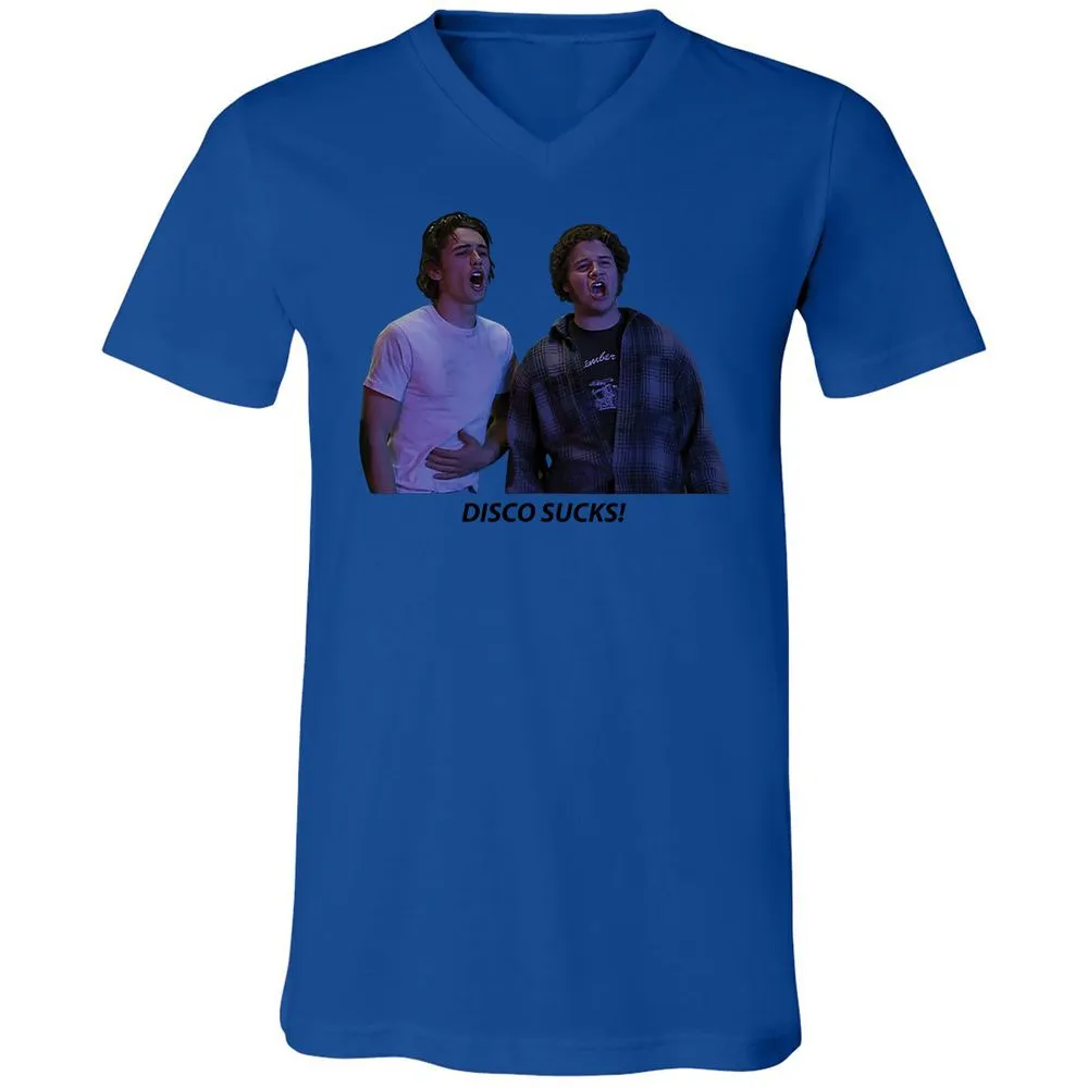 Unisex V-Neck T-Shirt - VY396GWP - True Royal - 4