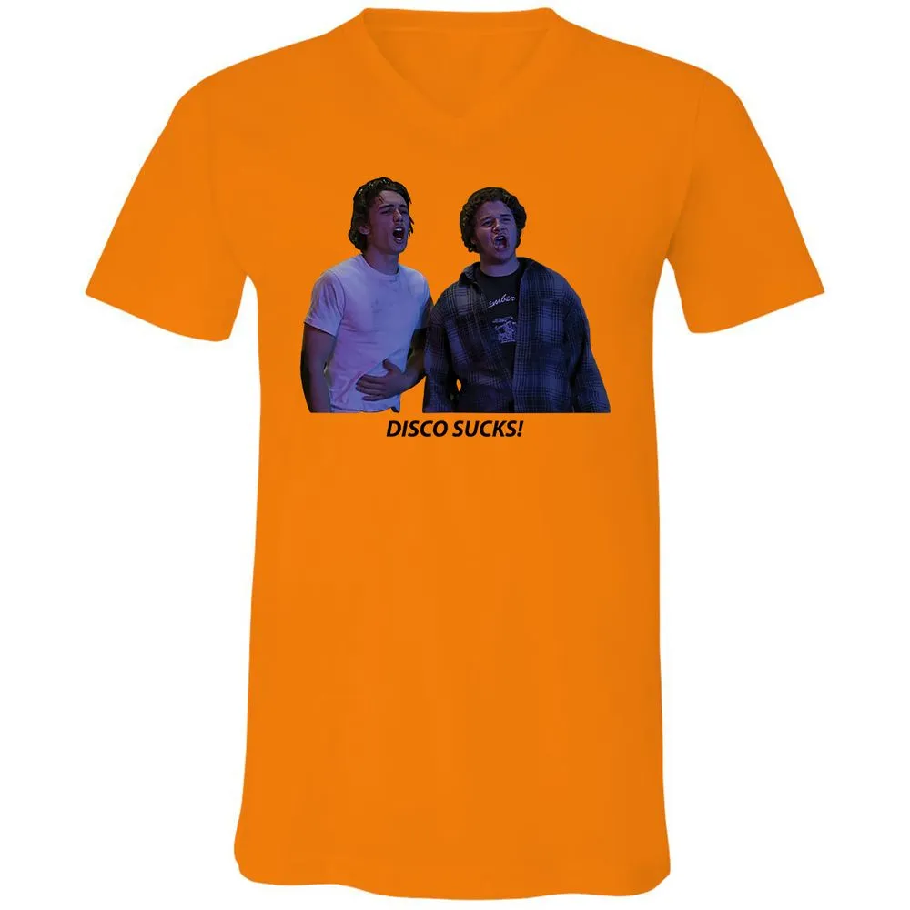 Unisex V-Neck T-Shirt - VY396GWP - Orange - 11
