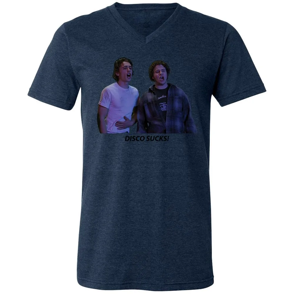 Unisex V-Neck T-Shirt - VY396GWP - Heather Navy - 15