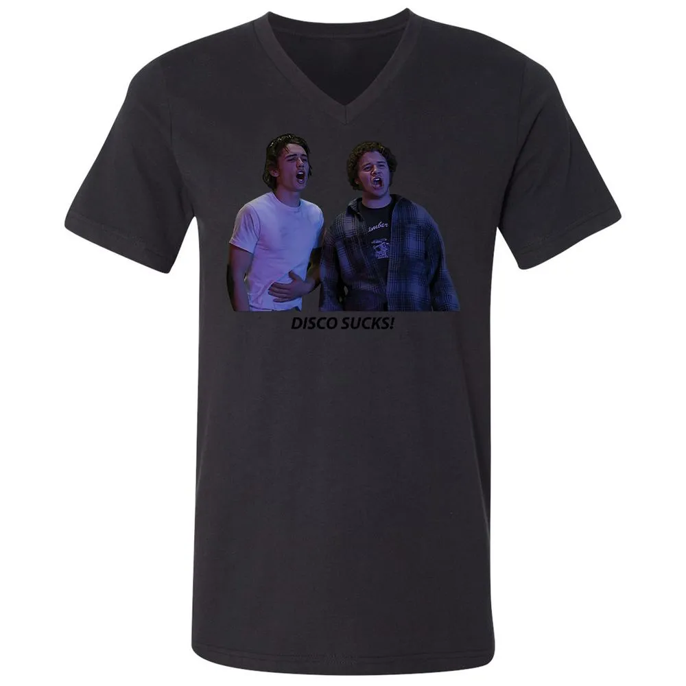 Unisex V-Neck T-Shirt - VY396GWP - Black - 16