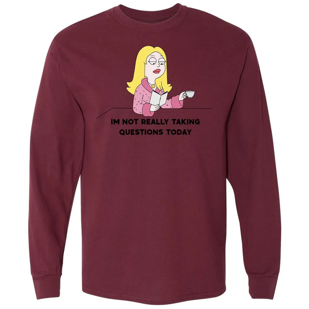 Long Sleeve T-Shirt - 1N9YW6AA - Maroon - 11