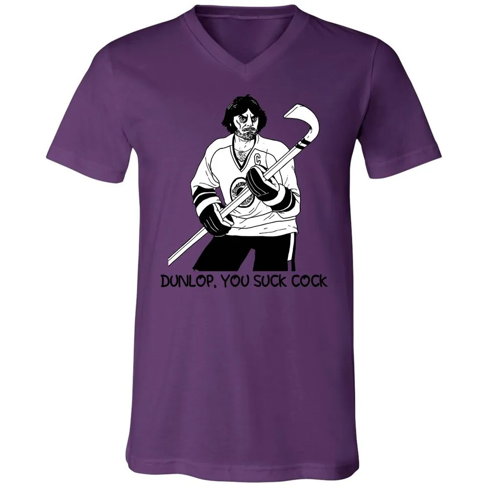 Unisex V-Neck T-Shirt - 9N6CDA4T - Team Purple - 2