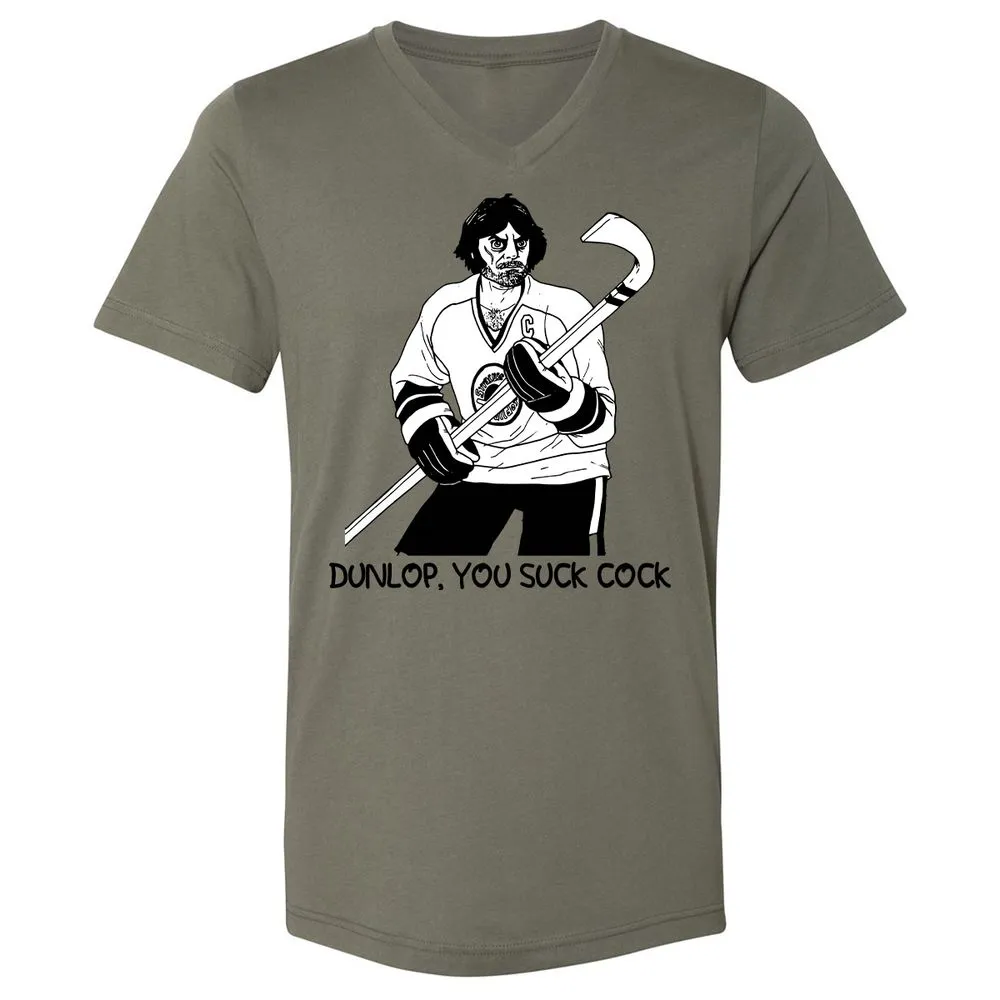 Unisex V-Neck T-Shirt - 9N6CDA4T - Military Green - 10