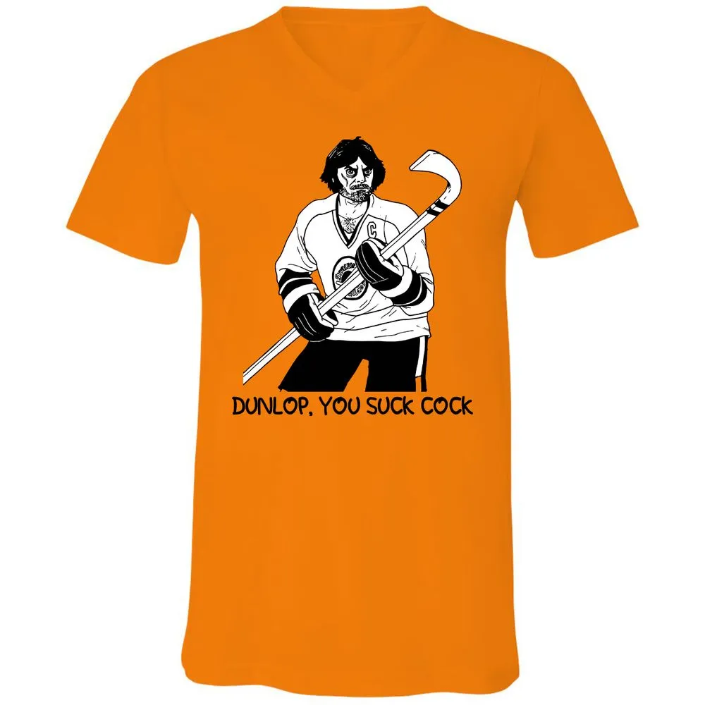 Unisex V-Neck T-Shirt - 9N6CDA4T - Orange - 11