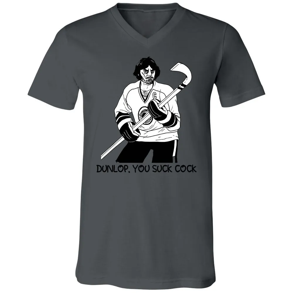 Unisex V-Neck T-Shirt - 9N6CDA4T - Asphalt - 12