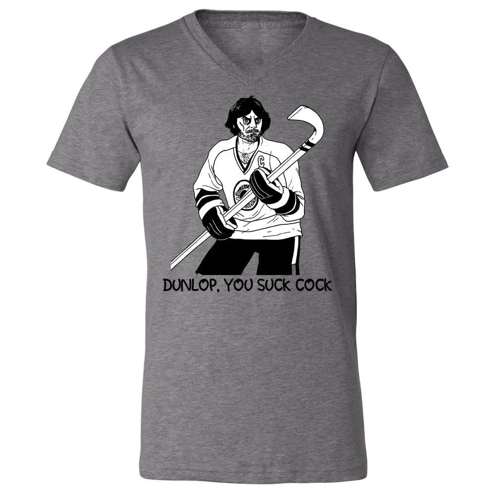 Unisex V-Neck T-Shirt - 9N6CDA4T - Deep Heather - 13