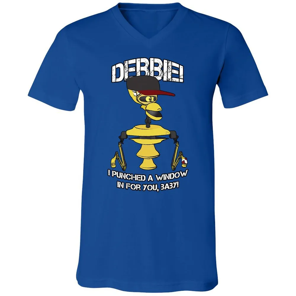 Unisex V-Neck T-Shirt - A2TRU5PP - True Royal - 4