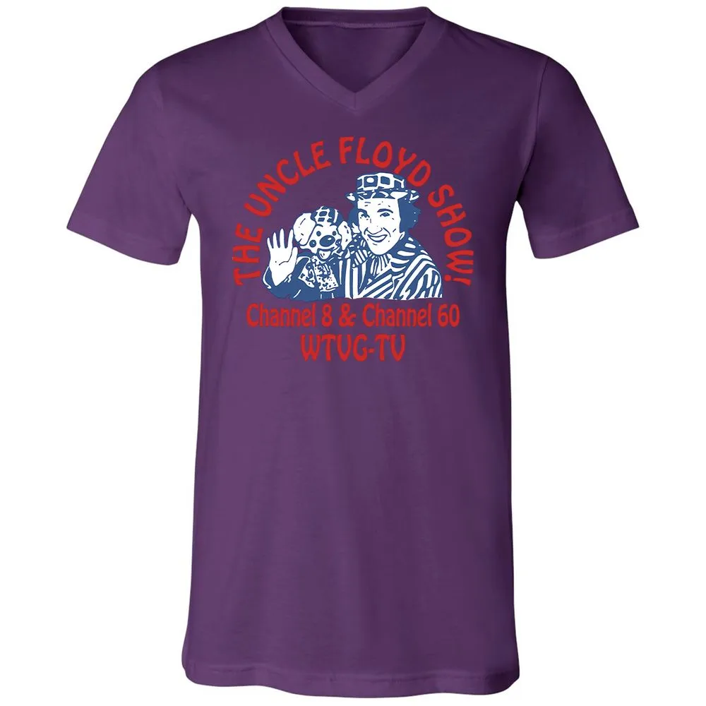 Unisex V-Neck T-Shirt - MMDVD4JZ - Team Purple - 2