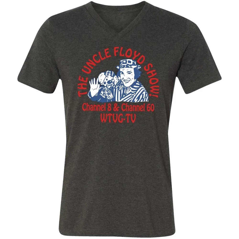 Unisex V-Neck T-Shirt - MMDVD4JZ - Dark Grey Heather - 8