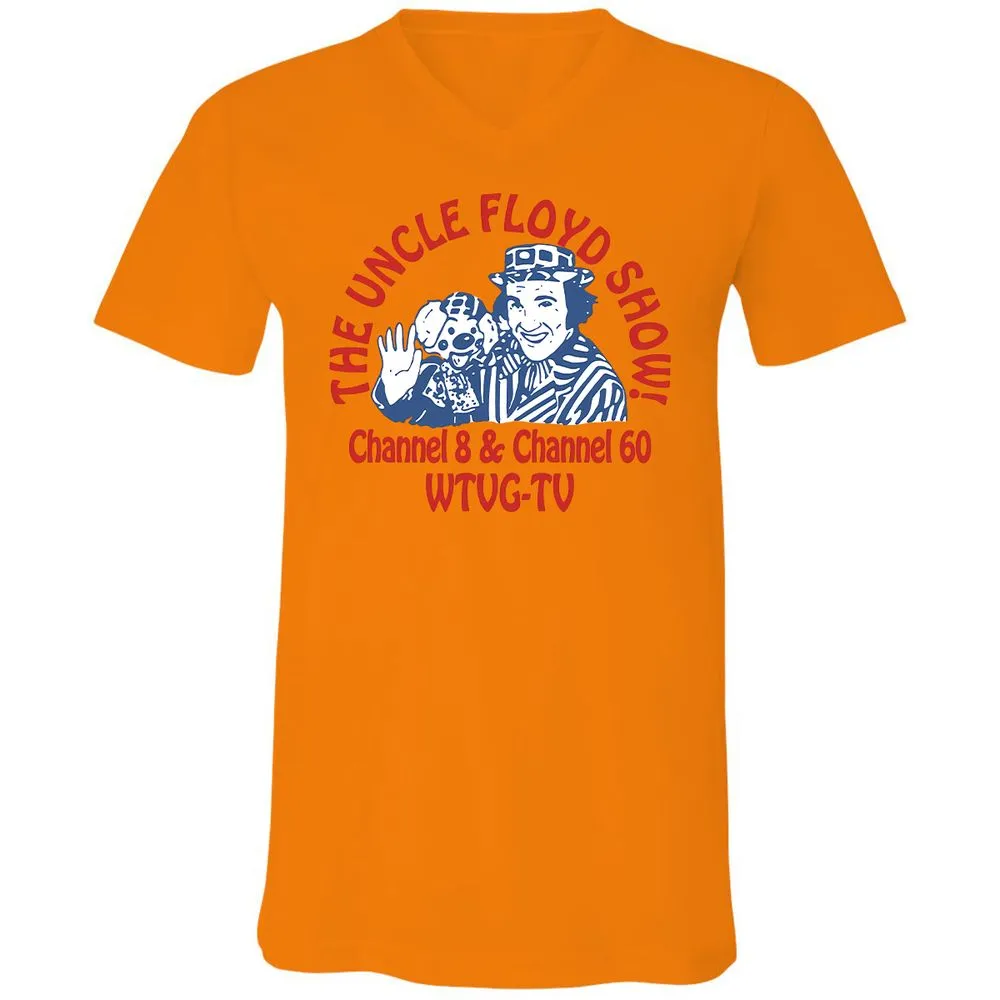 Unisex V-Neck T-Shirt - MMDVD4JZ - Orange - 11