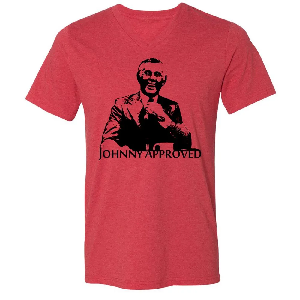 If it's good, Johnny Approves - Heather Red - 5