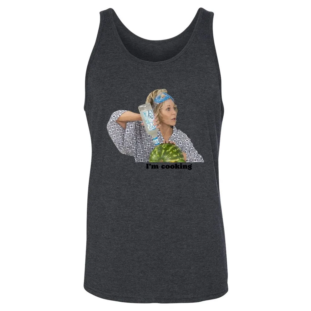 Unisex Jersey Tank - RBQNN2RQ - Dark Grey Heather - 6