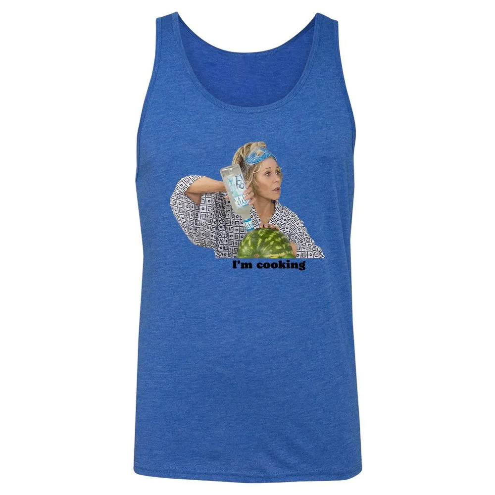 Unisex Jersey Tank - RBQNN2RQ - True Royal Triblend - 12