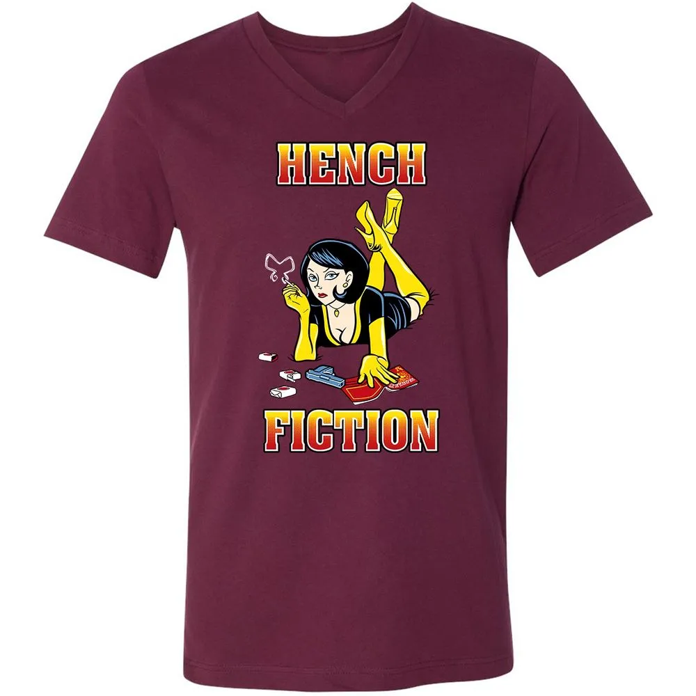 Unisex V-Neck T-Shirt - 9BPRKBAA - Maroon - 6