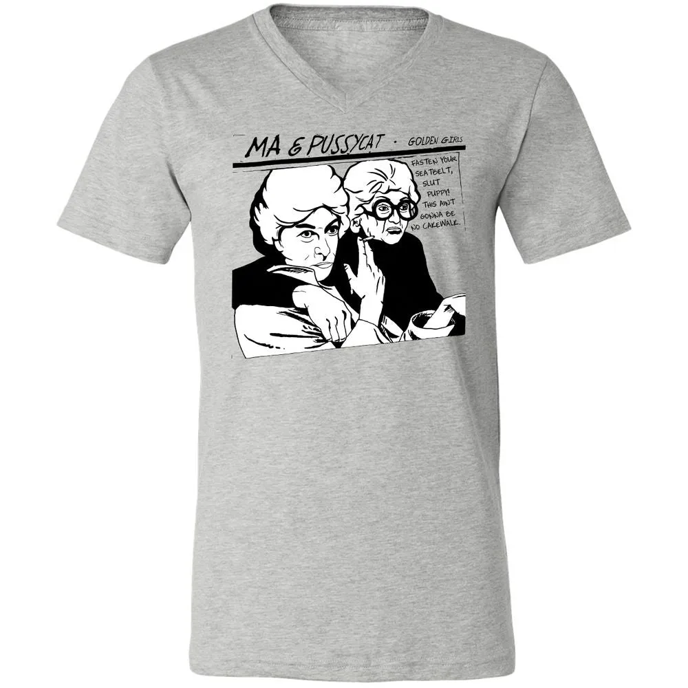 Unisex V-Neck T-Shirt - 8CJECLMN - Athletic Heather - 7