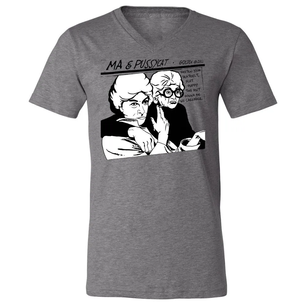 Unisex V-Neck T-Shirt - 8CJECLMN - Deep Heather - 13