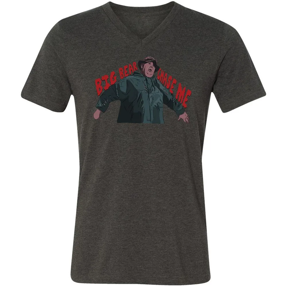 Unisex V-Neck T-Shirt - KVU79UR3 - Dark Grey Heather - 8