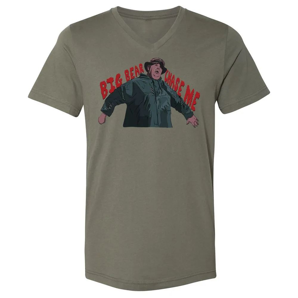Unisex V-Neck T-Shirt - KVU79UR3 - Military Green - 10