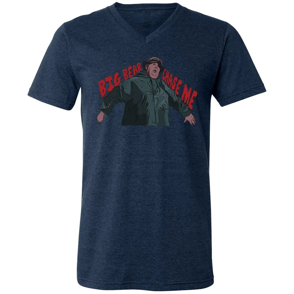 Unisex V-Neck T-Shirt - KVU79UR3 - Heather Navy - 15