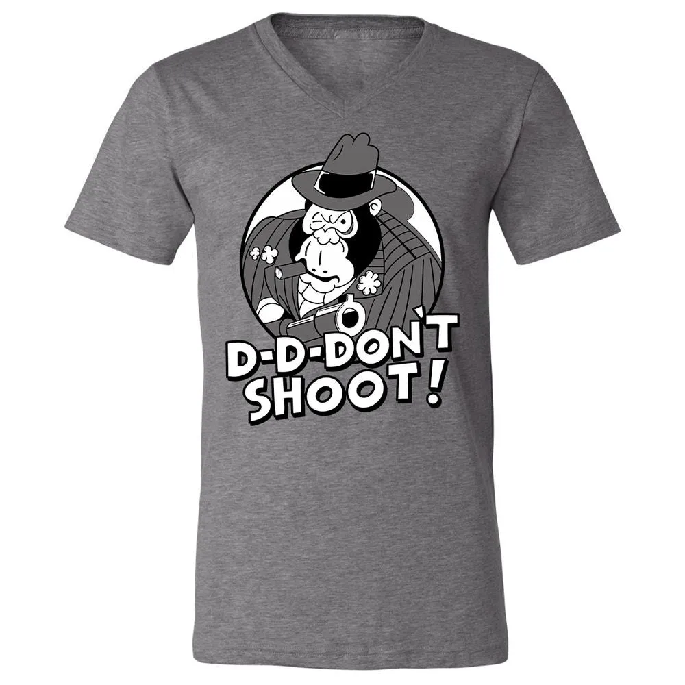 Unisex V-Neck T-Shirt - 822R21XH - Deep Heather - 13