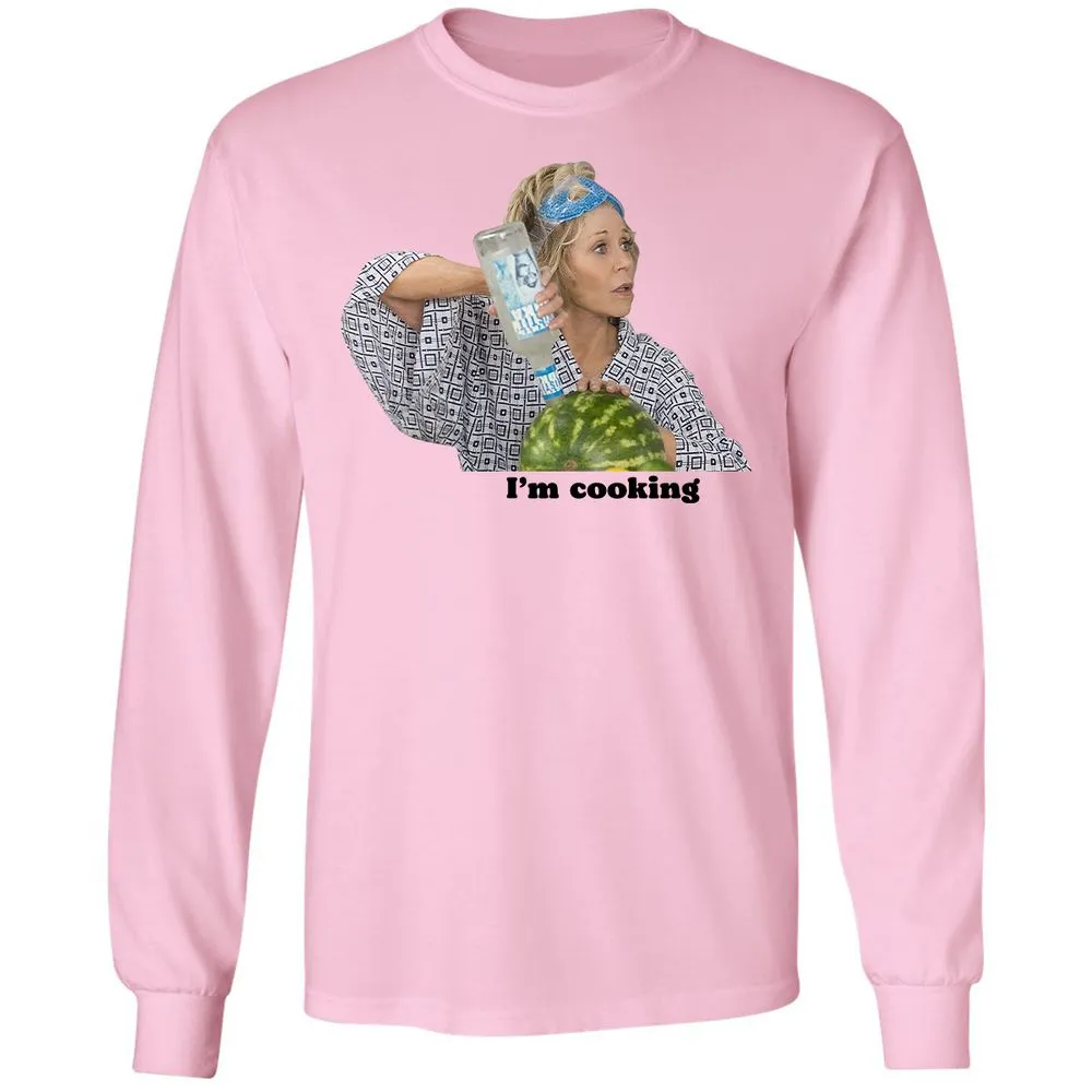Long Sleeve T-Shirt - V64HWYN6 - Light Pink - 3