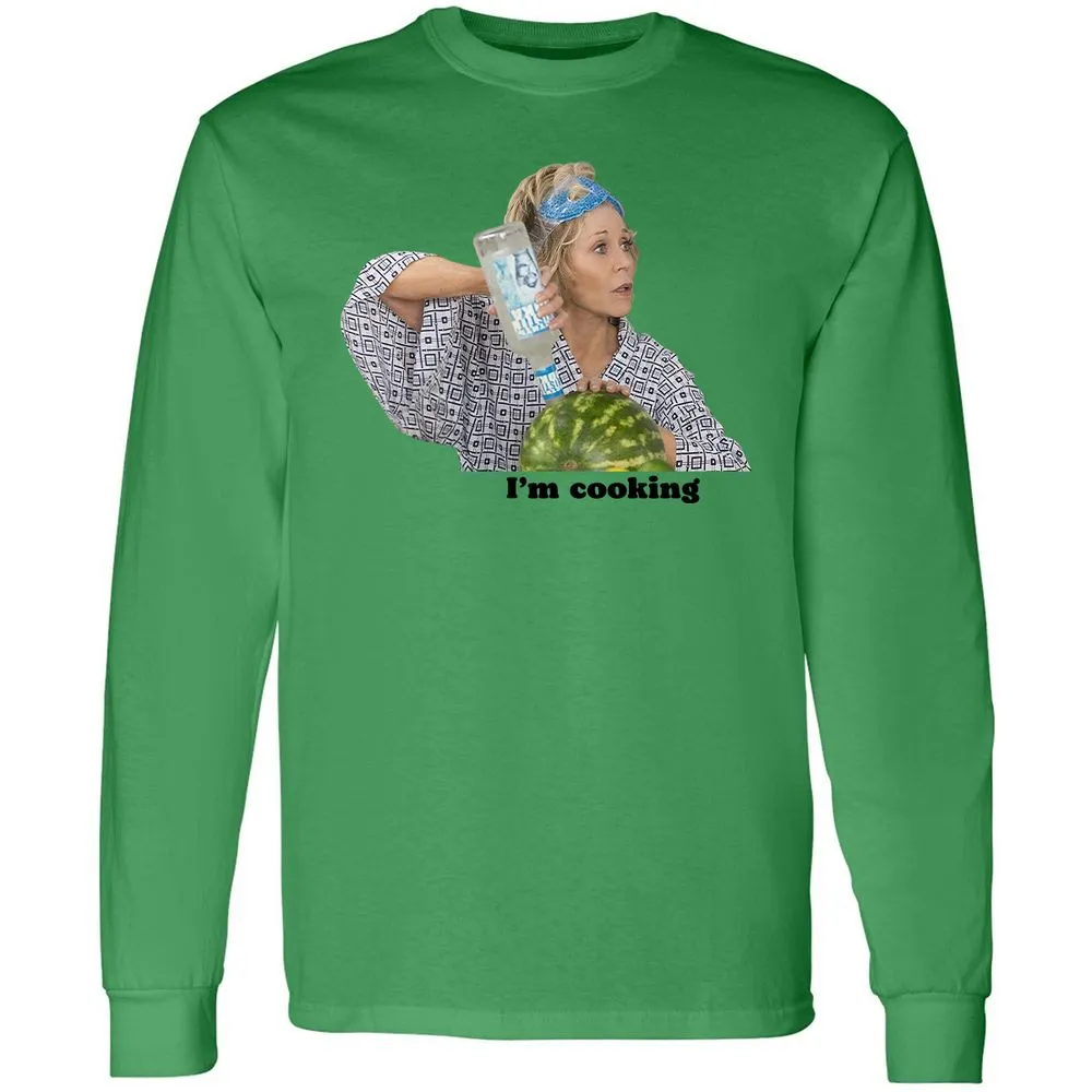Long Sleeve T-Shirt - V64HWYN6 - Irish Green - 10