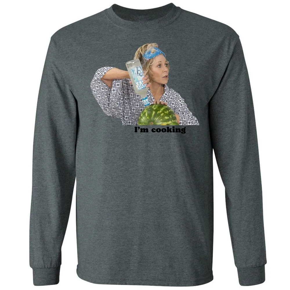 Long Sleeve T-Shirt - V64HWYN6 - Dark Heather - 15