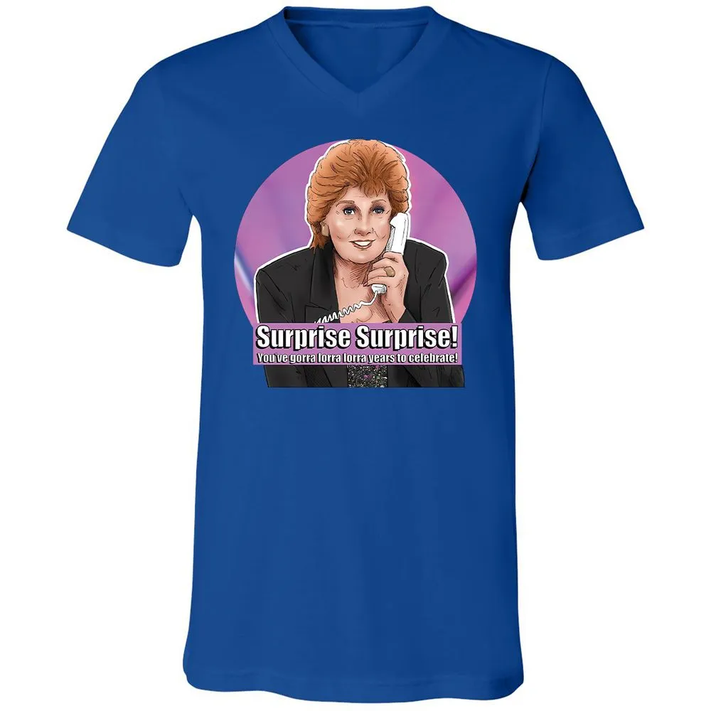 Unisex V-Neck T-Shirt - VWSW1N7V - True Royal - 4
