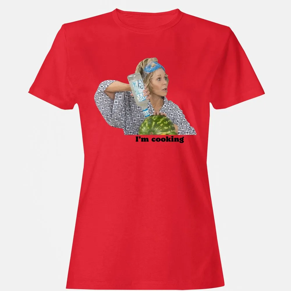 Women's T-Shirt - A6FL95N7 - Red - 13