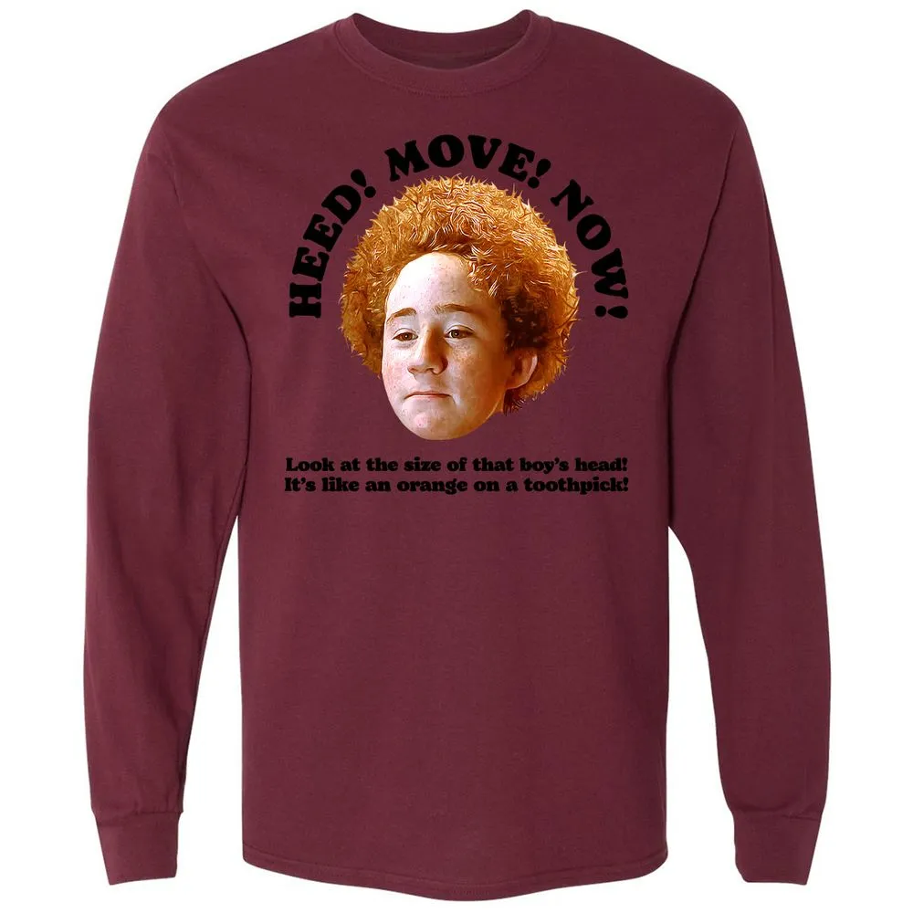Long Sleeve T-Shirt - XTJ49WEJ - Maroon - 11