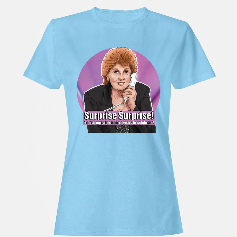 Women's T-Shirt - EZ4U5F5M - Light Blue - 8