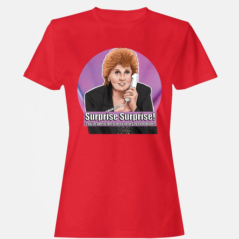 Women's T-Shirt - EZ4U5F5M - Red - 13