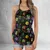 Christmas Role Playing Dice Criss Cross Tank Top -  - 2