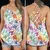 Dragon fire rainbow Criss Cross Tank Top -  - 1