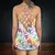 Dragon fire rainbow Criss Cross Tank Top -  - 3