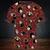 Christmas Black Cat Dice All-Over Print Unisex T-Shirt -  - 3