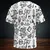 Fantasy Dragon Seamless Pattern All-Over Print Unisex T-Shirt -  - 4