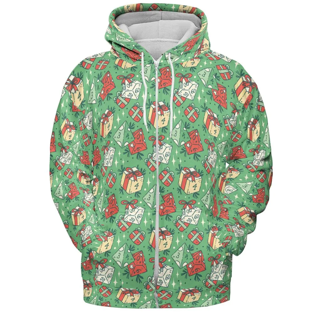 Christmas Dice Gift All-over Print Hoodie -  - 3