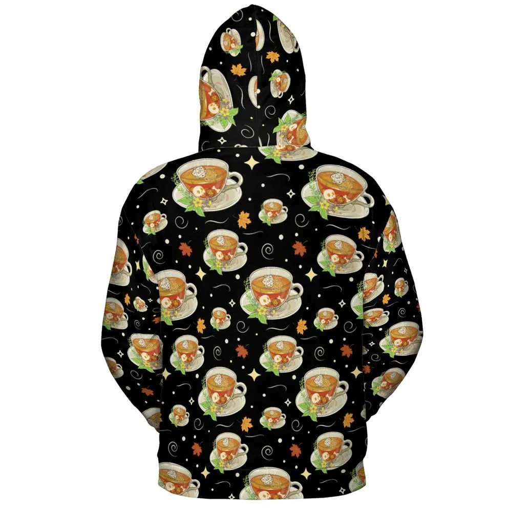 Cute Dnd Fall Tea All-over Print Hoodie -  - 4