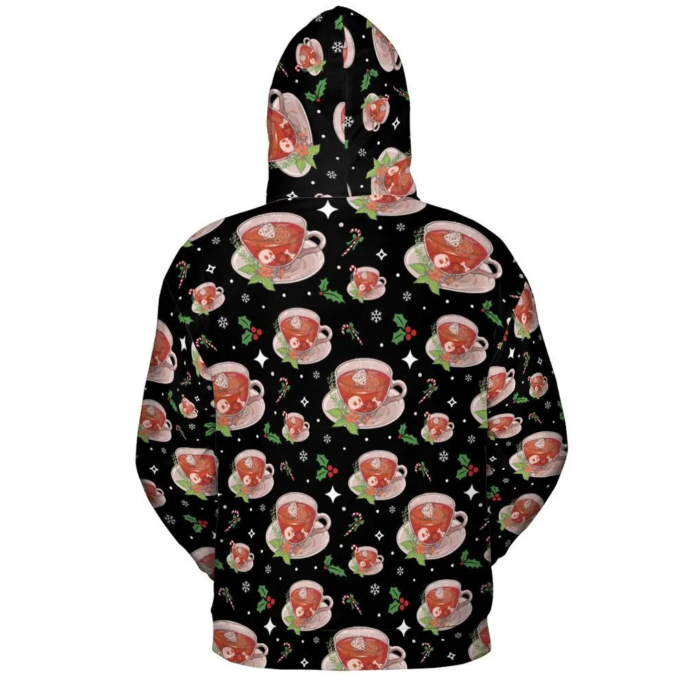 Cute DnD Christmas Tea All-over Print Hoodie -  - 4