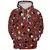 Christmas Black Cat Dice All-over Print Hoodie -  - 2